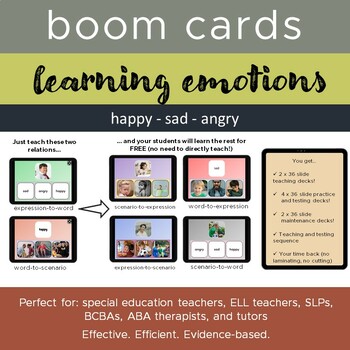 Preview of Learning Emotions: Happy, Angry, and Sad Using Equivalence-based Instruction