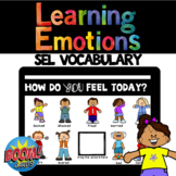 Learning Emotions: SEL VOCAB BOOM CARDS