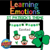 Learning Emotions St. Patrick's Day BOOM CARDS