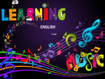 Preview of Learning English Through Music