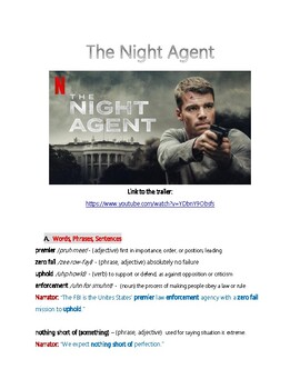 The Night Agent, Official Trailer