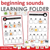 Learning Folder for 3-5 | Toddler Binder: Beginning Sounds