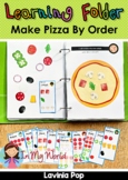 Learning Folder for 3-5 | Toddler Binder: Make Pizza by Order