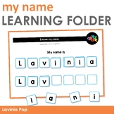 Learning Folder for 3-5 | Toddler Binder: My Name