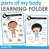 Learning Folder for 3-5 | Toddler Binder: Parts of My Body