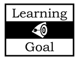 Learning Goal Poster