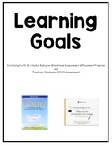 Learning Goals Bulletin Board for PreK/Special Education C