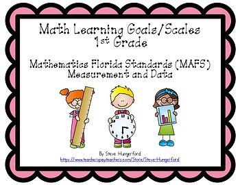 Preview of Learning Goals and Scales - 1st Grade Math - MD for Florida (2 Sizes)