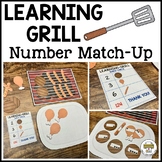 Preschool BBQ Grill Math Recipe Cards