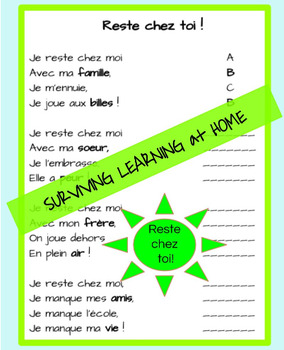 Learning Home Week 2 Reste Chez Toi Lesson Plans For Fi Parents