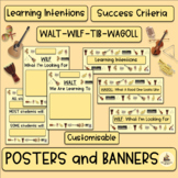 MUSIC Learning Intentions Posters AND Labels - WALT /WALF 