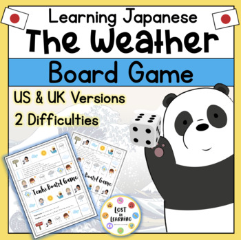 Preview of Learning Japanese || Weather Vocabulary || Board Game