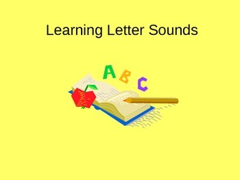 Preview of Learning Letter Sounds