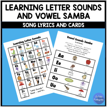 Preview of Learning Letter Sounds and Vowel Samba