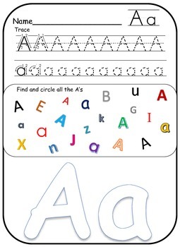 Learning Letters Alphabet Worksheets by Learning With Grace | TpT