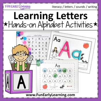 Preview of Learning Letters Hands-on Alphabet Activities
