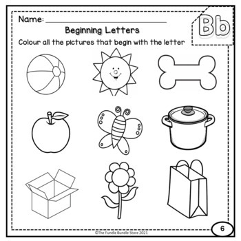 Learning Letters Printable Pages | TPT