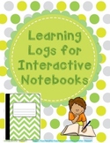 Learning Logs for Interactive Notebooks