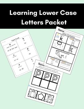 Preview of Learning Lowercase Letters