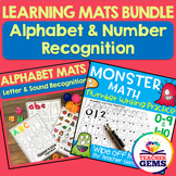 Learning Mats Bundle - Alphabet and Number Recognition