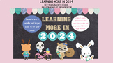 Learning More in 2024 -New Years Bulletin board kit or door decor