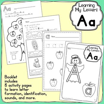 Preview of Alphabet Activities:  Learning My Letters [Aa]