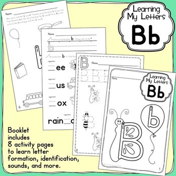 Preview of Alphabet Activities:  Learning My Letters [Bb]