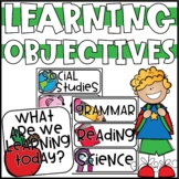 Learning Objectives Display