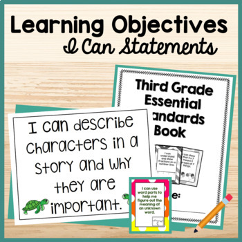 Preview of Learning Objectives I Can Statements