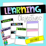 Learning Objectives || Bulletin Board || Objectives Board 