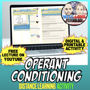 Preview of Learning | Operant Conditioning | Psychology | Digital Learning Activity