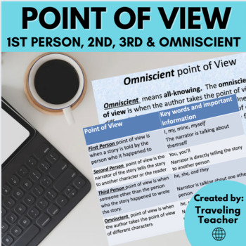 Preview of Learning Point of View: First, Second, Third Person & Omniscient, ELA Test Prep