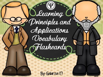 Preview of Learning Principles and Applications Vocabulary Flashcards