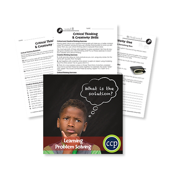 Preview of Learning Problem Solving: Critical & Creative Thinking Exercises - WORKSHEET