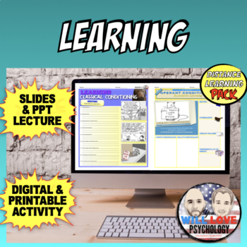 Preview of Learning | Psychology | Digital Learning Pack