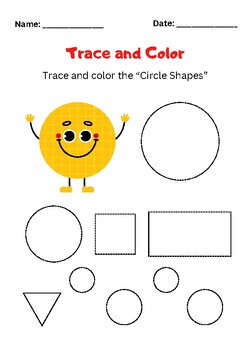 Preview of Learning Shapes Worksheets