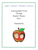 Learning Sight Word with Reader's Theater Part I
