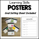 Learning Skills Posters and Goal Setting Sheet