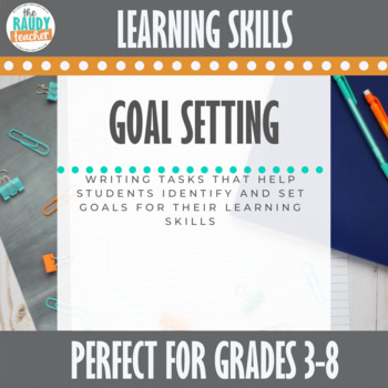 Preview of Ontario Learning Skills | Writing Prompts and Goal Setting Templates
