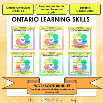 Preview of Learning Skills Student Workbook Bundle - (Ontario Learning Skills)