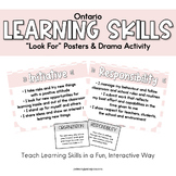 Learning Skills & Work Habits "Look Fors" Posters & Drama 