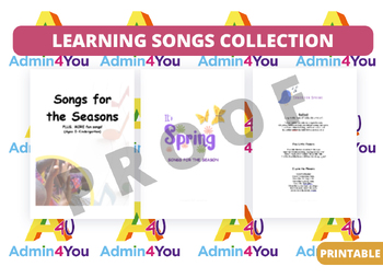 Preview of Learning Songs Collection