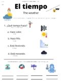 Learning Spanish: Weather with Action