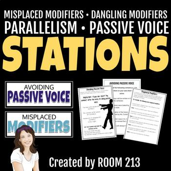 Preview of Learning Stations: Passive Voice, Faulty Parallel Structure & Modifier Errors