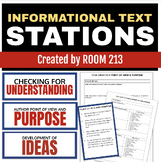 Informational Text Stations for Analyzing Any Text