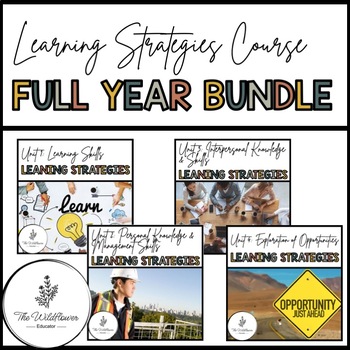 Preview of Learning Strategies (Life Skills) Full Year Bundle: GLS1O