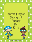 Learning Style Survey and Posters for K - 1 - UPDATED