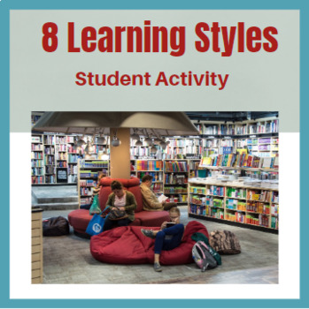 Preview of 8 Learning Styles - Pamphlet Research Activity