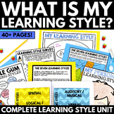Learning Styles Inventory - Learning Style Questionnaire - Survey Activity