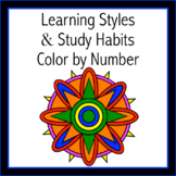Learning Styles & Study Habits Color by Number (Distance L